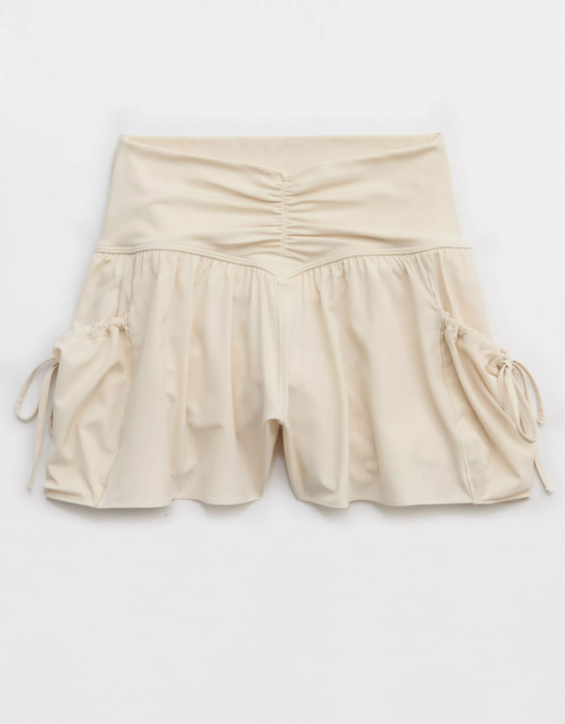 OFFLINE By Aerie Real Me Ruched Pocket Flowy Short | Aerie