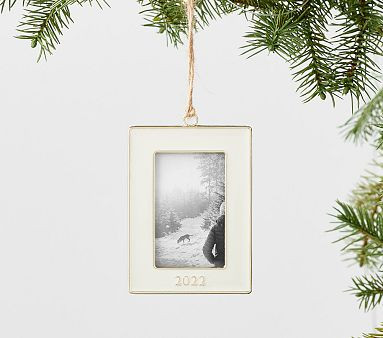 Enamel Frame Ornament | Pottery Barn Kids | Pottery Barn Kids