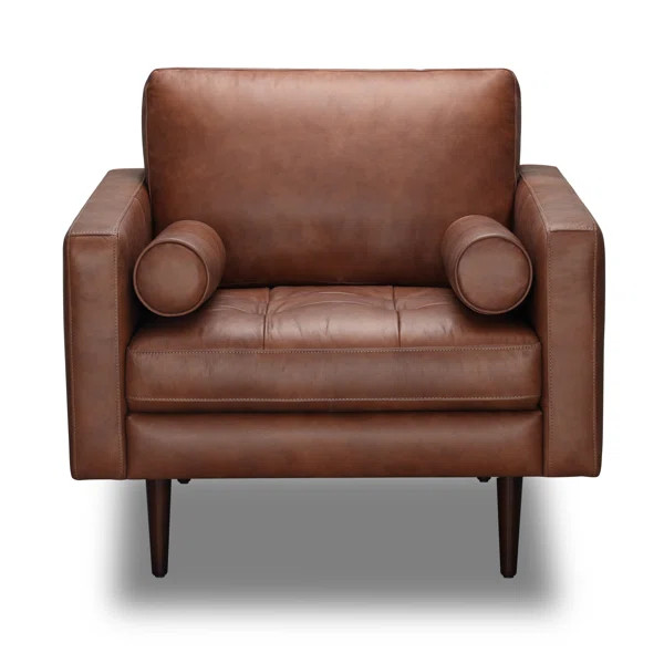 Arlo Genuine Leather Armchair | Wayfair North America