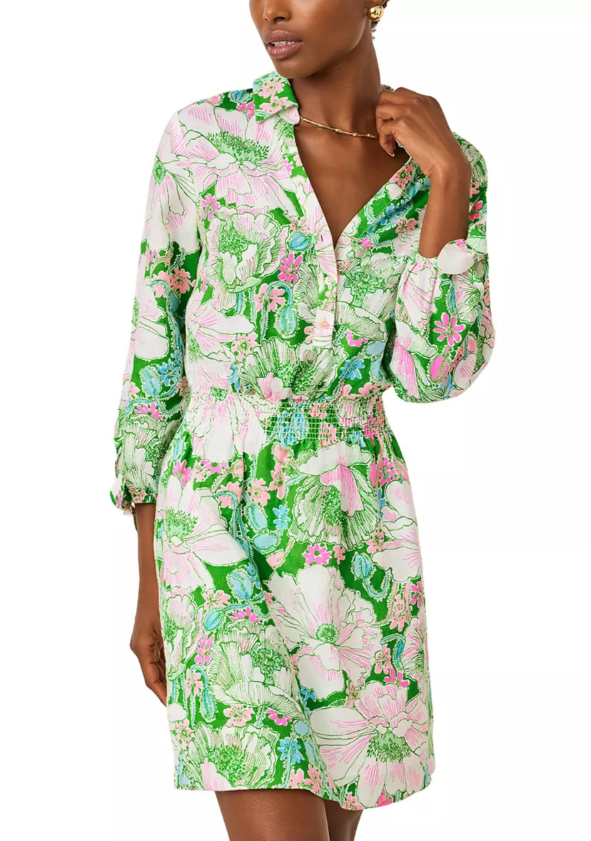 Abralynn Linen Shirtdress | Belk