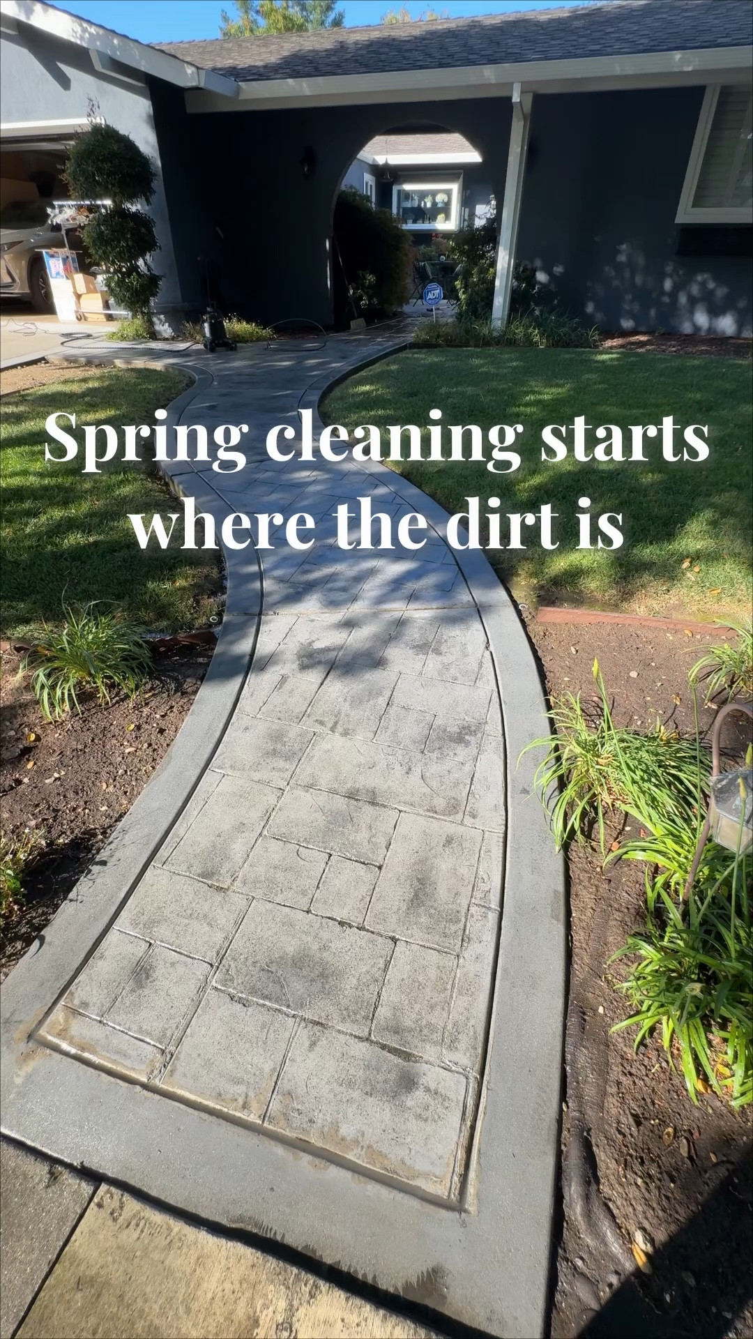 Spring cleaning starts where the dirt is… and around here that means the driveway and the front walk.
Before I even think about tackling the inside, the outdoor spaces get a reset.

Sharing the power washer we use here.
 
🏠 I share real-life decor, home finds, and organization for spaces that are pretty, not perfect. 💫
 

#LTKdayinmylife #LTKSeasonal #LTKHome