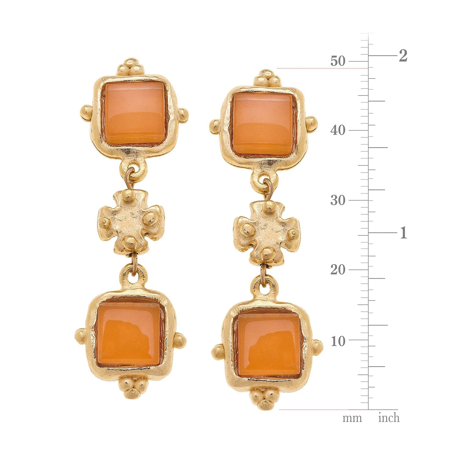Charlotte Deux Tier Earrings | Susan Shaw