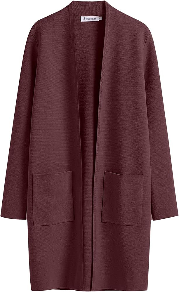 ANRABESS Cardigan Sweater for Women Casual 2024 Fall Fashion Coat Long Sleeve Open Front Knit Coa... | Amazon (CA)