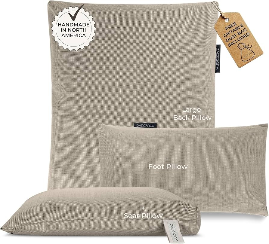 BADESOFA® Luxury Bath Pillows for Tub Full Body Set - 3-Piece Bath Pillow Set with Premium Mater... | Amazon (US)