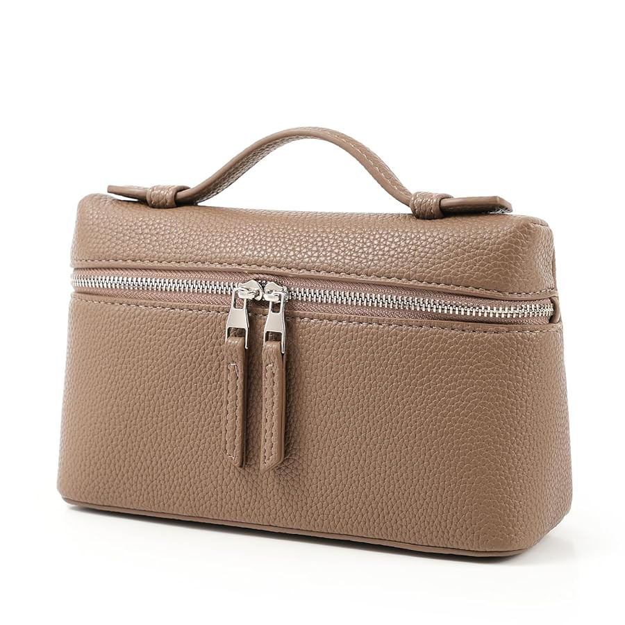 Crossbody Bag for Women, Small Top-Handle Leather Purse Designer Trendy Shoulder Bag Luxury Pouch | Amazon (US)