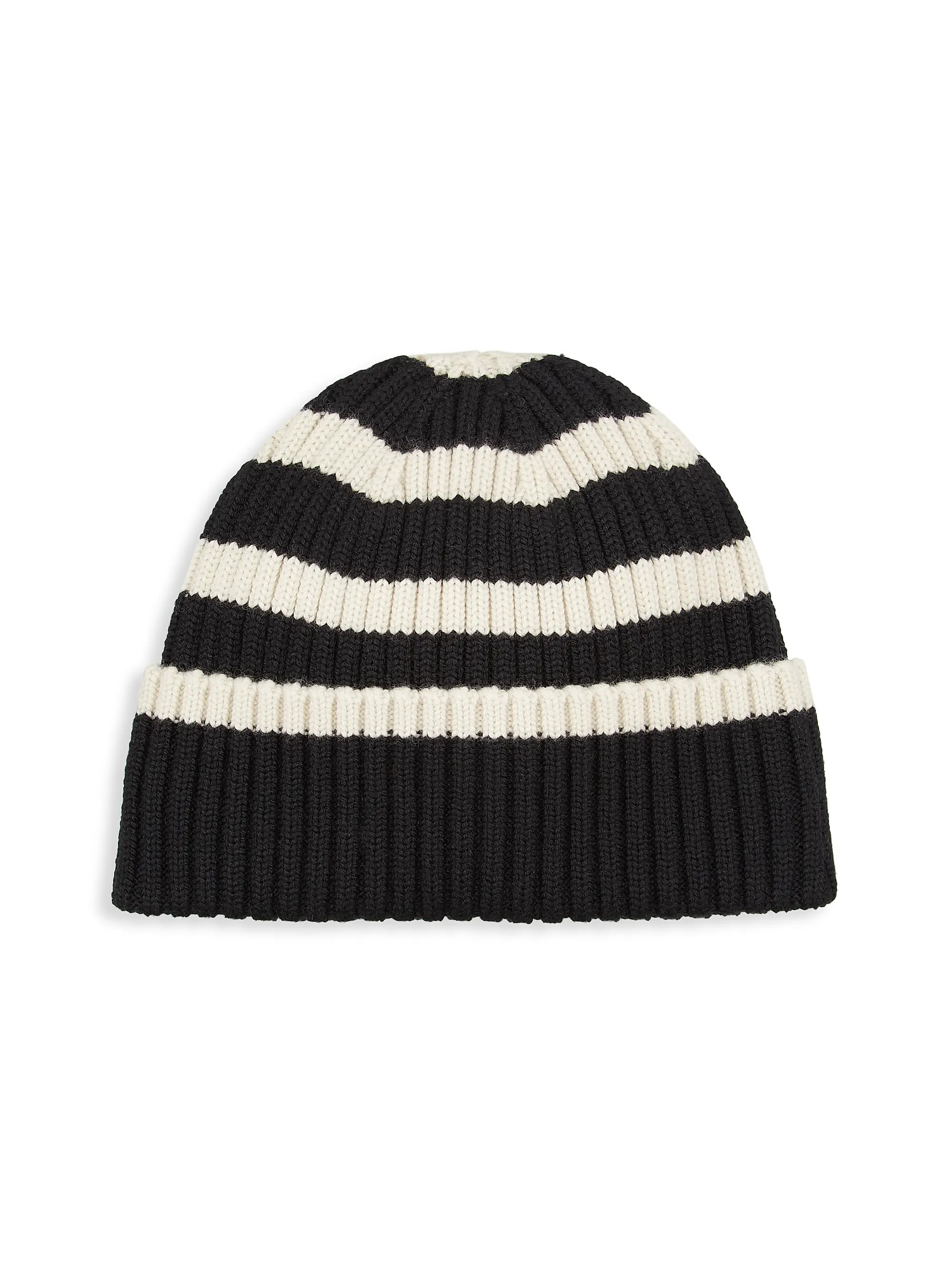 Signature Striped Wool Beanie | Saks Fifth Avenue