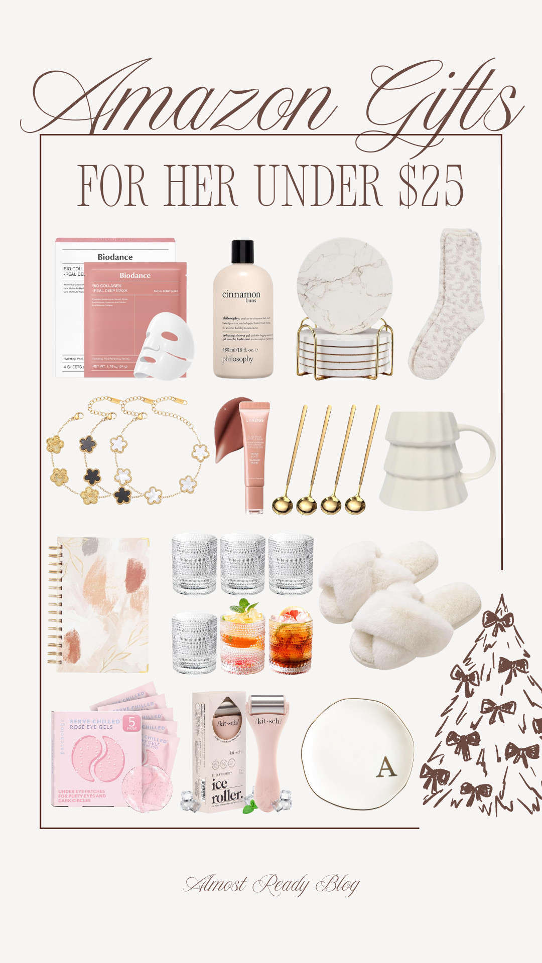Amazon giftt ideas under $25, Holiday gift ideas for her, Holiday gift guide for her, Amanda West, Almost Ready Blog. 

 

#LTKGiftGuide #LTKFindsUnder50 #LTKFindsUnder100