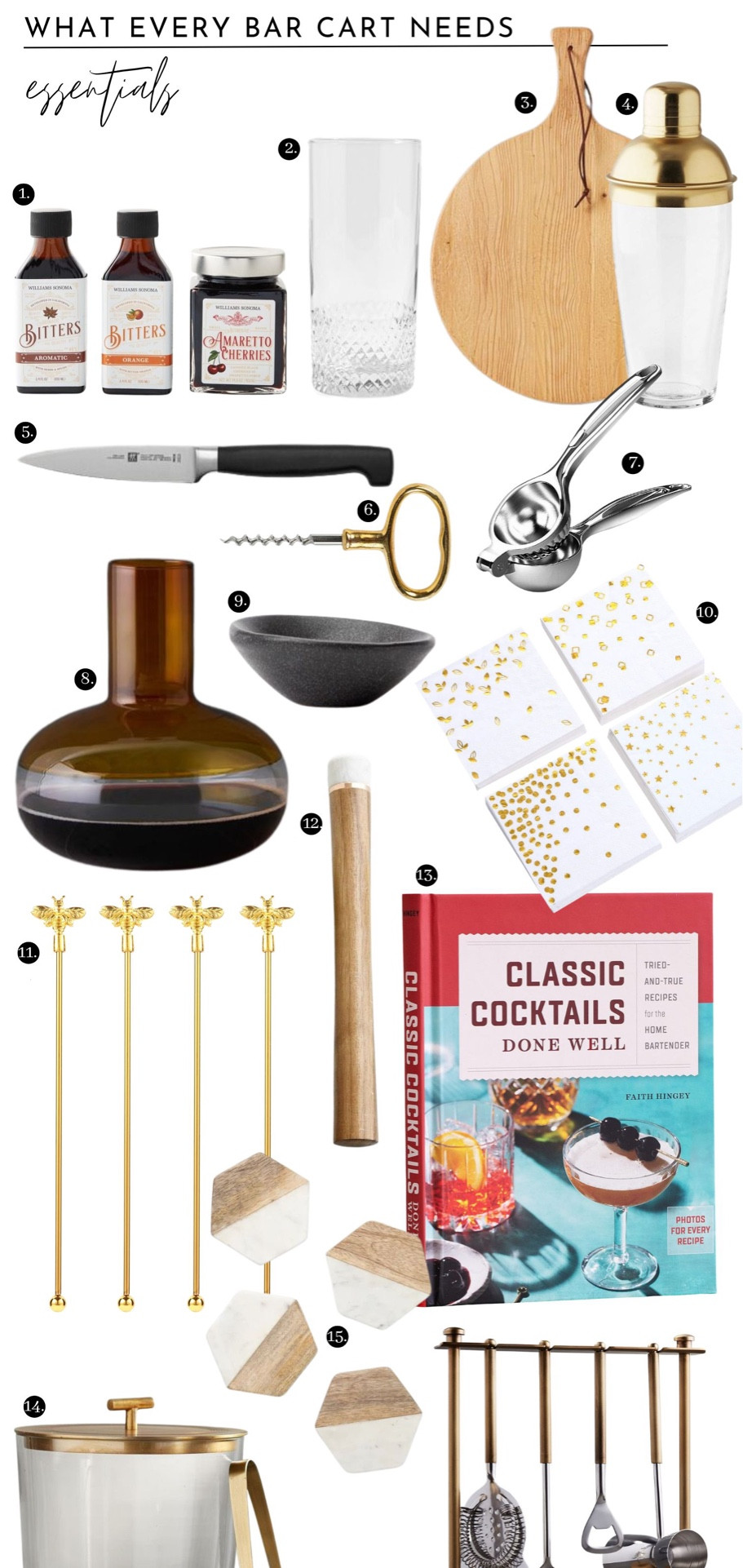 What Every Bar Cart Needs: The Essentials

#LTKhome #LTKGiftGuide #LTKHoliday