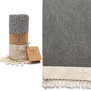 Amazon.com: Smyrna Vintage Series Original Turkish Beach Towel | 100% Cotton, Prewashed, 37 x 71 ... | Amazon (US)