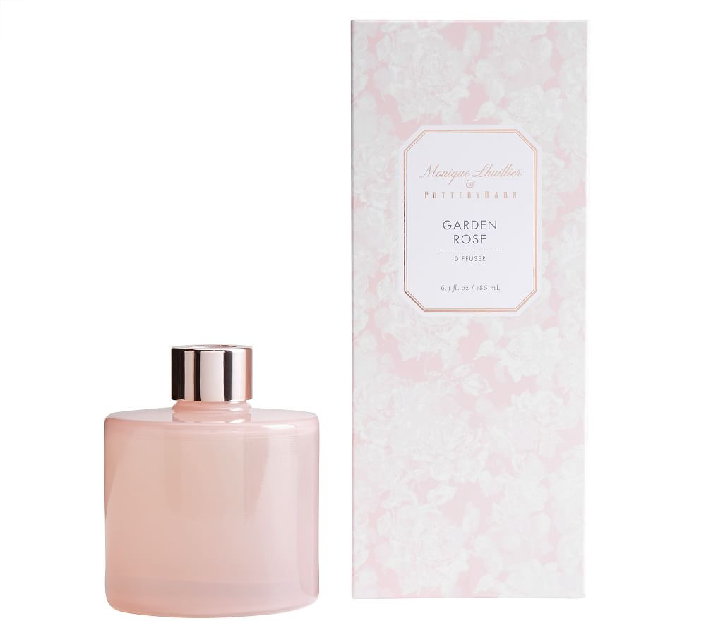Monique Lhuillier Homescent Large Diffuser, Garden Rose/Rose Quartz | Pottery Barn (US)