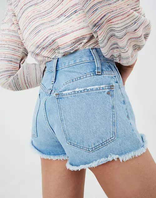 Relaxed Denim Shorts in Dunwoody Wash | Madewell