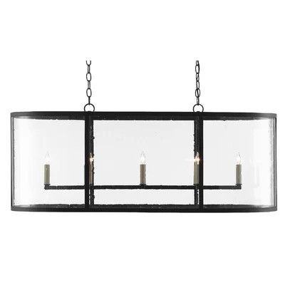 Argand 8 - Light Kitchen Island Rectangle Pendant | Wayfair North America