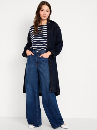 Long-Sleeve Mariner Loose T-Shirt | Old Navy (US)