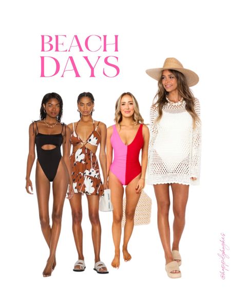 Beach day essentials for her 

Beach cover 
One piece 
2024 swim 
Sunglasses 
Best bikinis 
Mini floral dress

#LTKSwim #LTKTravel #LTKSeasonal
