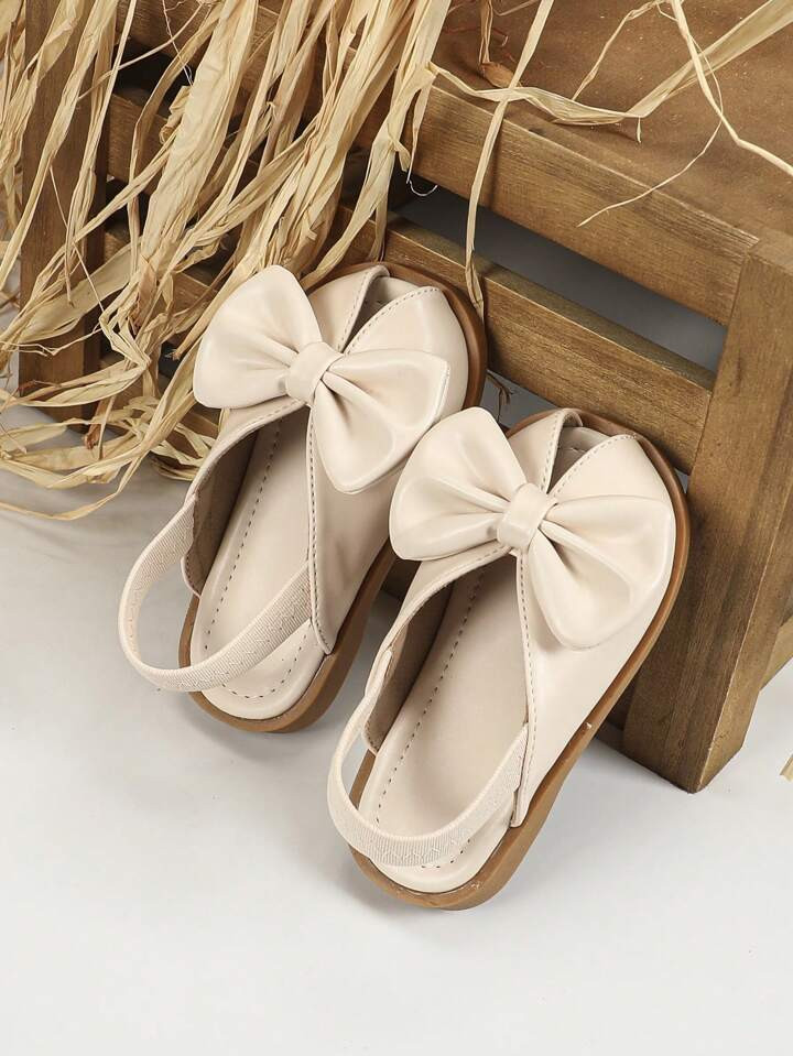 Infant/Toddler Girls' Double Flower Design Sandals, Soft And Comfortable With Anti-Slip And Water... | SHEIN