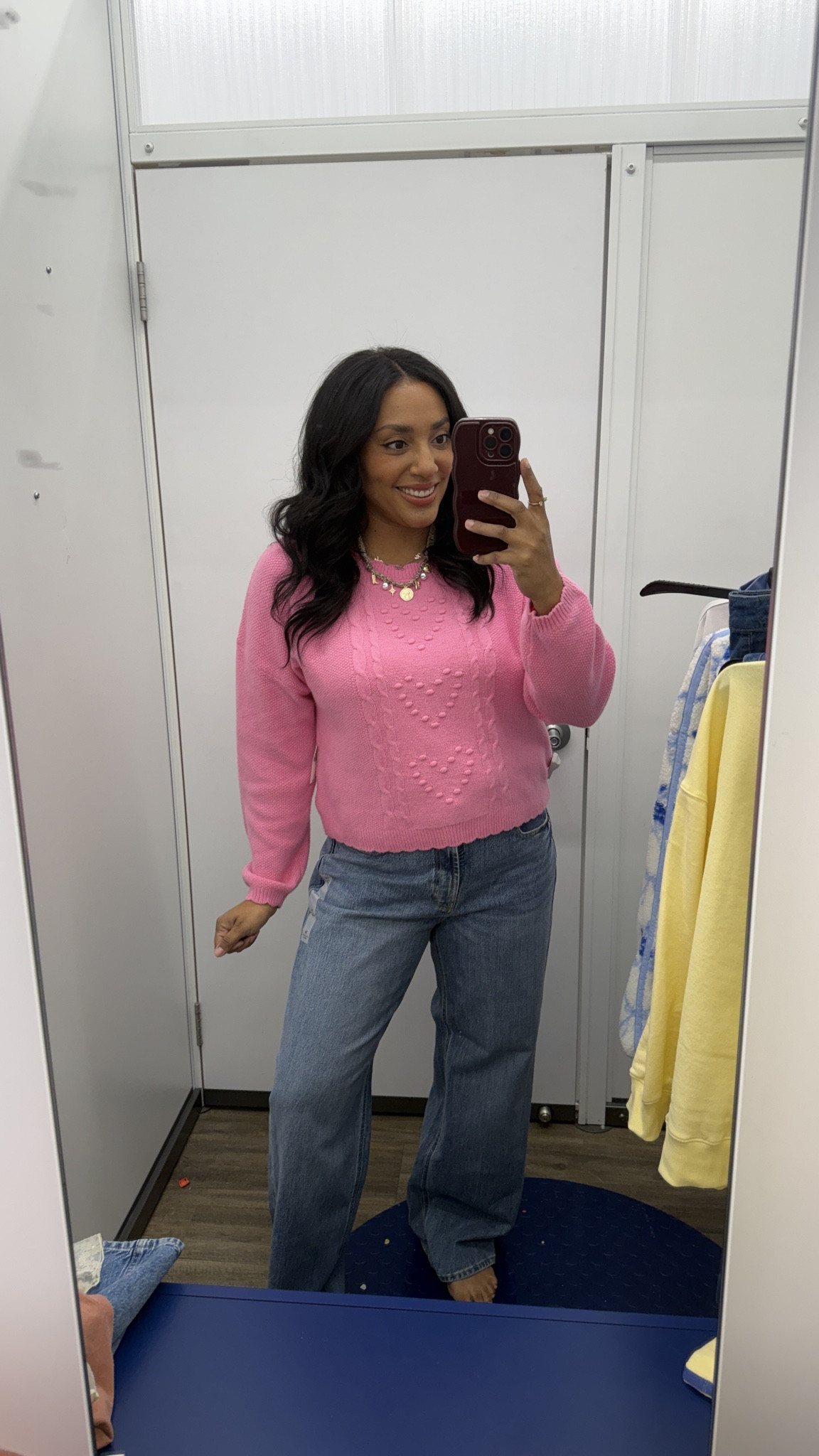 Sweetest sweater for Valentines Day! Size L and 14 in jeans 
Old navy, 40% off 

#LTKSaleAlert #LTKootd #LTKMidsize