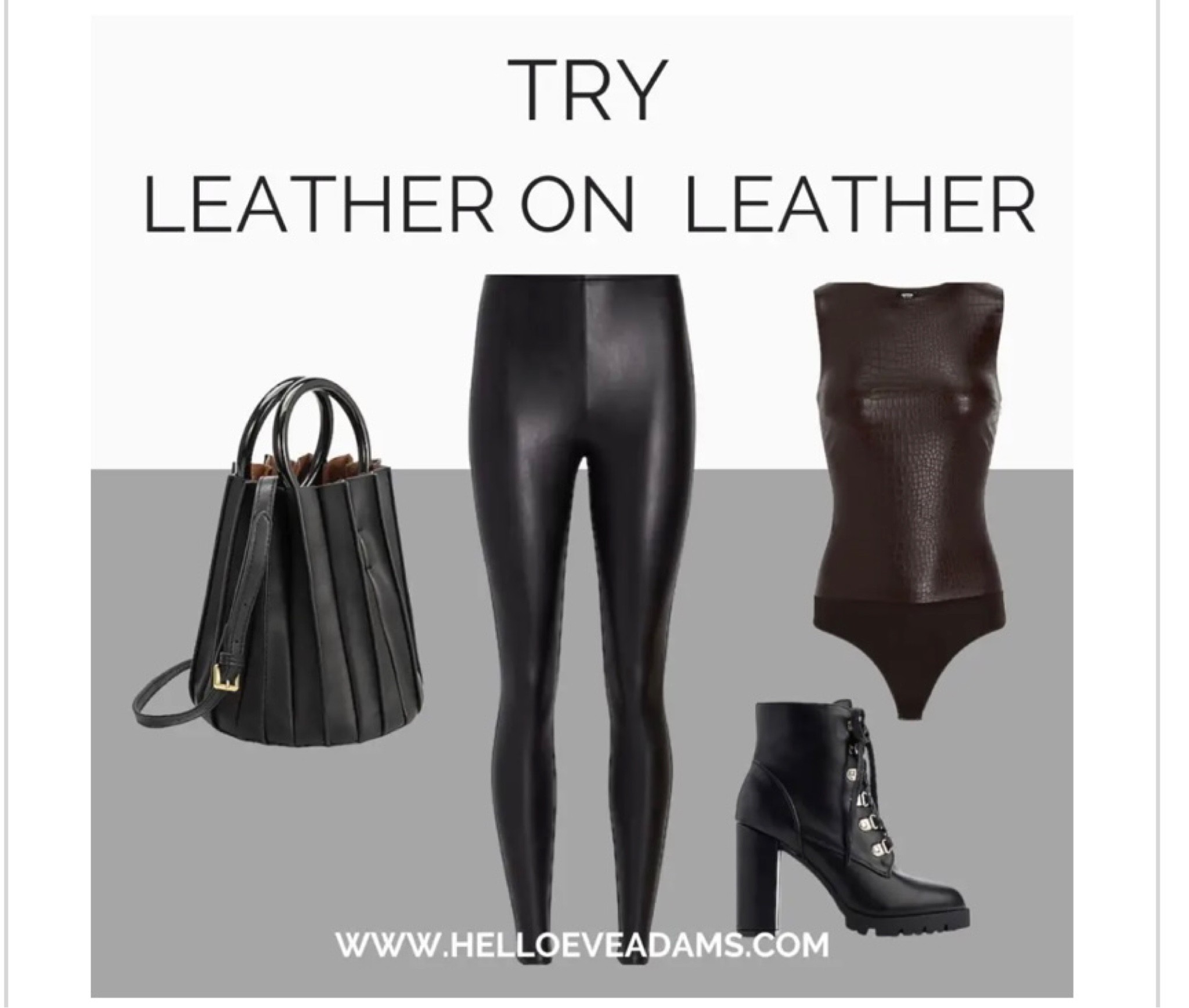HOT TREND ALERT! Leather on leather! It’s no longer just for biker chicks!  Get your leather on! 

#LTKHalloween #LTKstyletip #LTKfit
