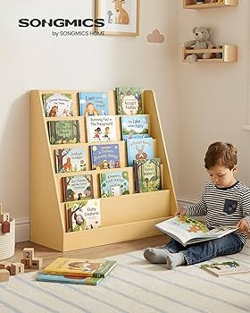 Amazon.com: SONGMICS Kids Bookcase, 5-Tier Montessori Bookshelf, Front-Facing Book Display Rack, ... | Amazon (US)