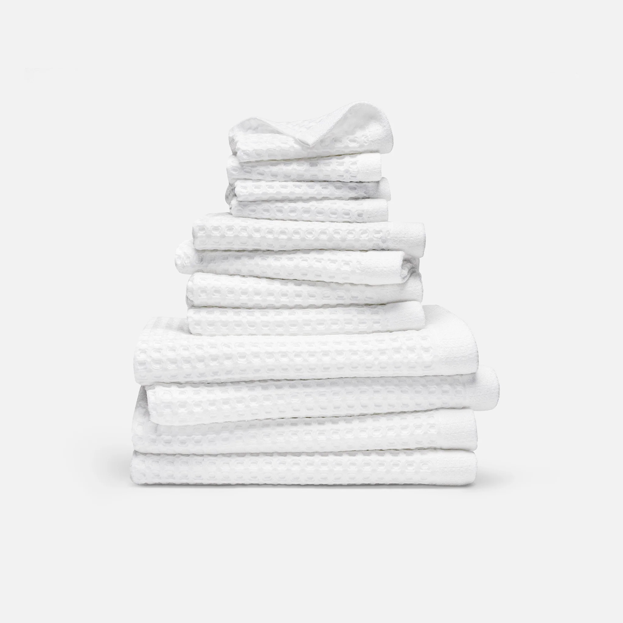 Brooklinen Dreamweave Waffle Towel Move-In Bundle in Pebble | Brooklinen