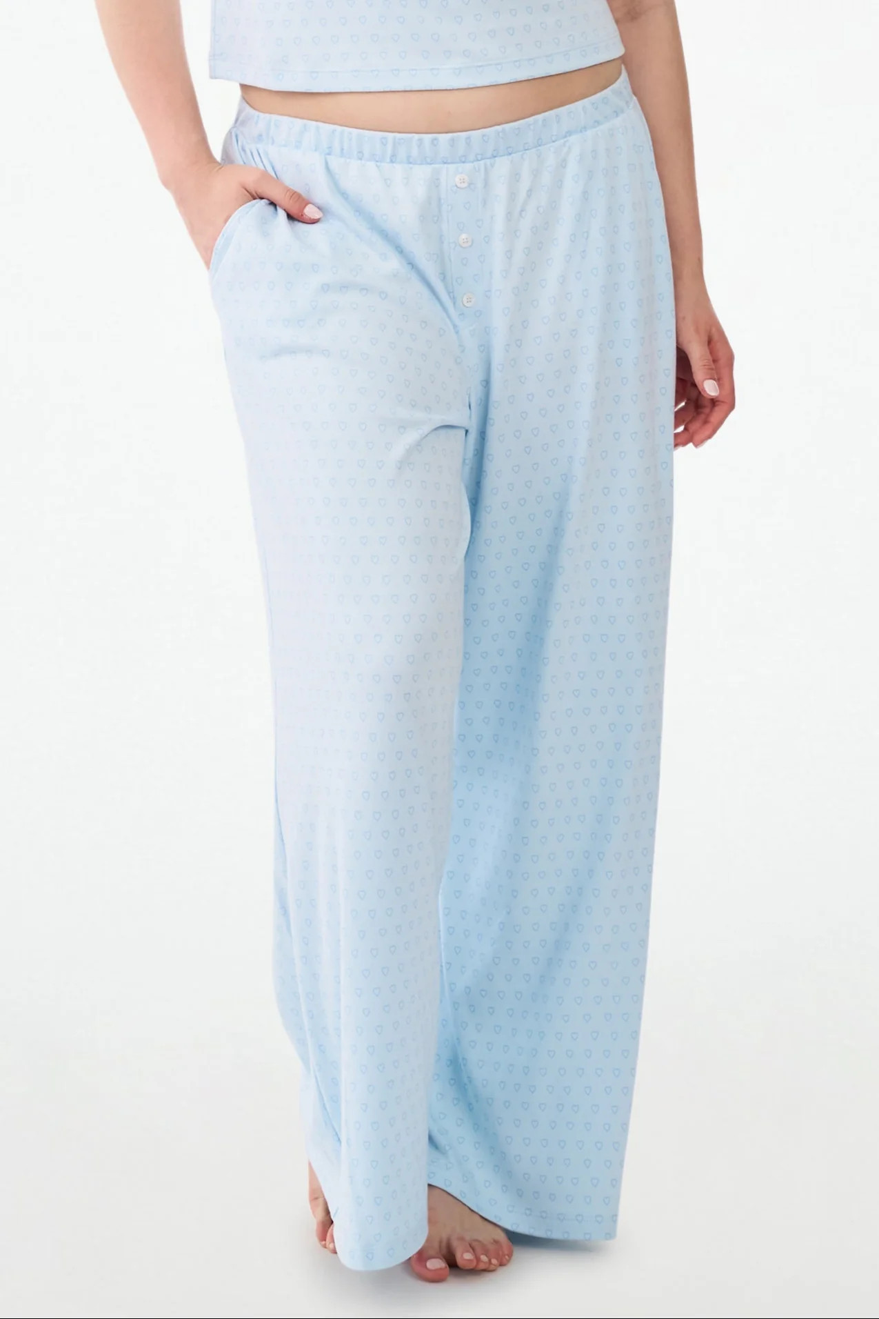 Hearts Tonal Boden Pant | Roller Rabbit | Roller Rabbit