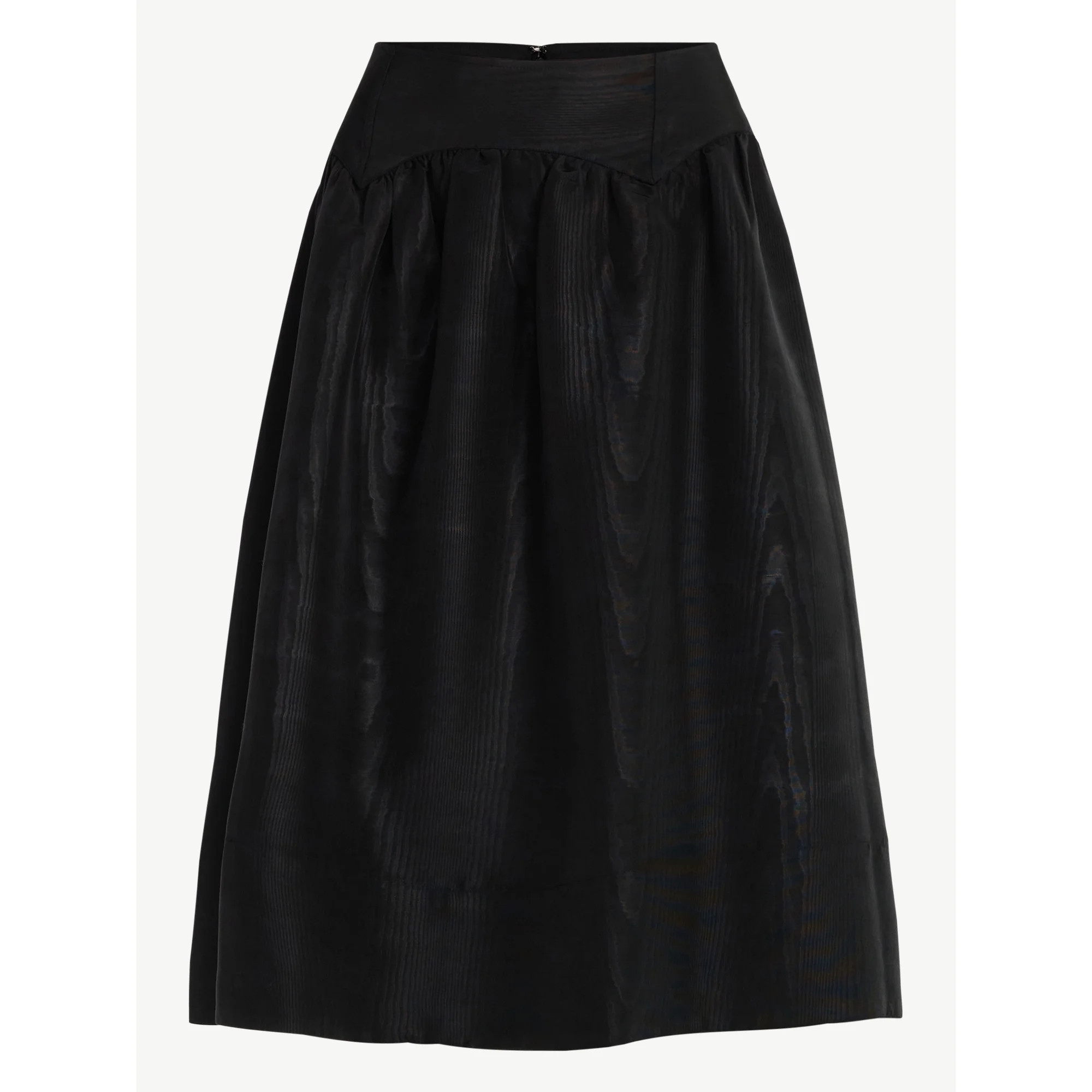 Free Assembly Women's and Women's Plus Shirred Yoke Midi Skirt, Size 0-26 | Walmart (US)