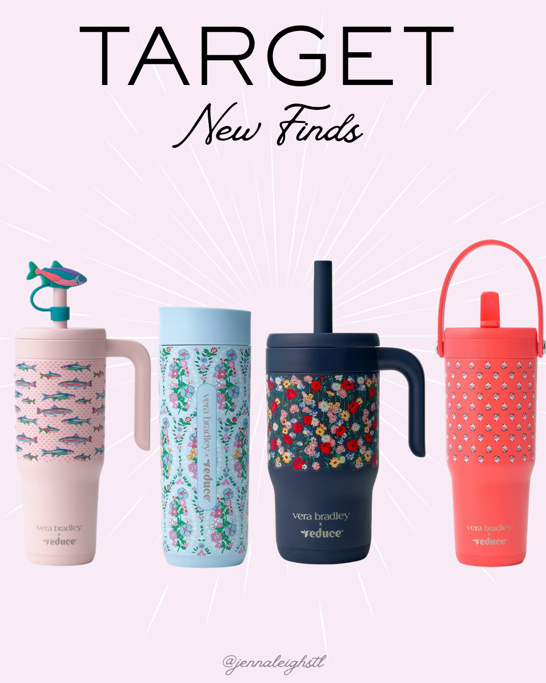 New at Target. I cannot pick a favorite pattern on these Reduce x Vera Bradley water bottles, they are all so cute and perfect for everyday use. 

 #LTKmomlife #LTKselfcare #LTKActive