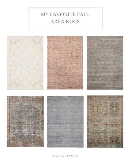 These are some of my favorite area rugs for the fall! I love the warmth, patterns, and texture of each of these rugs! They’re all very affordable, low pile, and easy to layer as well.

#LTKSeasonal #LTKstyletip #LTKhome