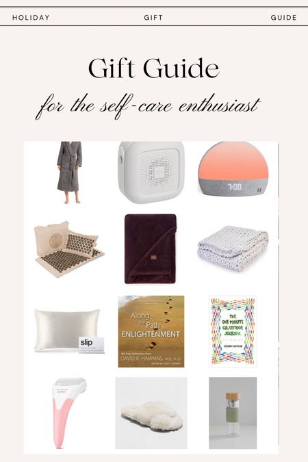 Gift guide for the self-care enthusiast in your life or a little list of treat yourself items!

#LTKHoliday #LTKSeasonal #LTKGiftGuide