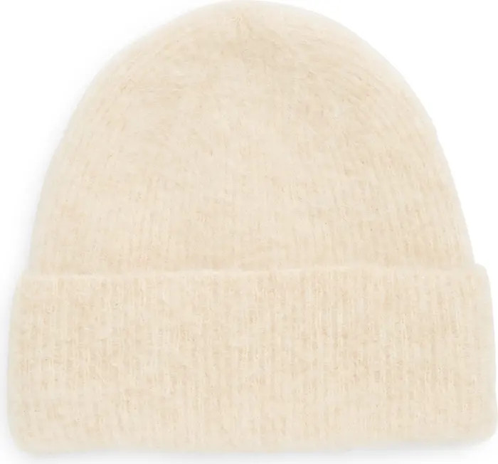 & Other Stories Fuzzy Wool & Mohair Blend Beanie | Nordstrom | Nordstrom