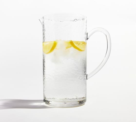 Hammered Outdoor Pitcher | Pottery Barn (US)