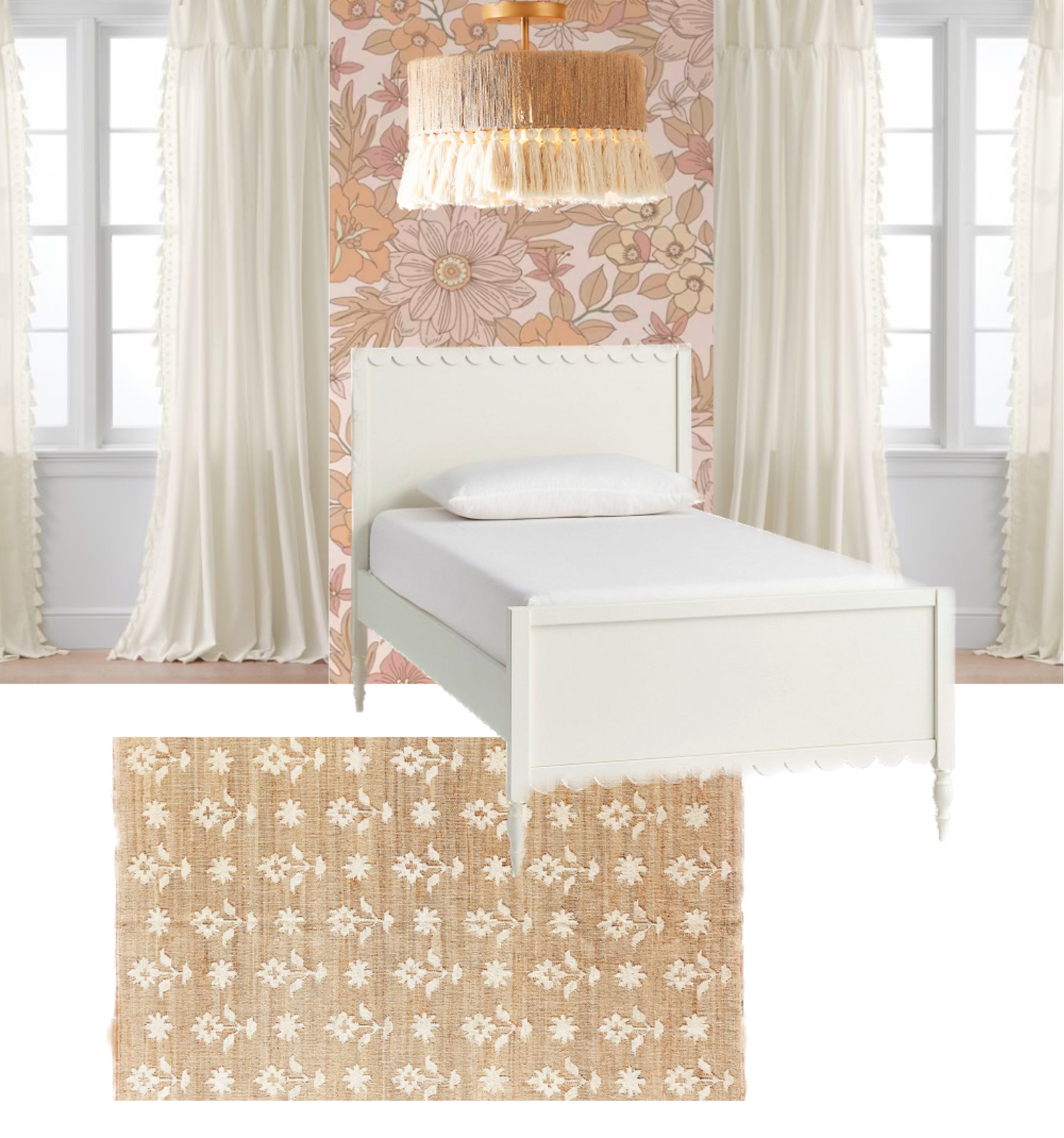 Girls bedroom inspo! Floral/boho bedroom. Great transitional room. Start with a crib for a cute nursery look! Mom approved. #homeinspo #bedroomdesign #kidsroom #girlsbedroom #boho #floral #retro #modern #neutral #nursery #nurseryinspo #nurseryidea #girlmom #momtobe 

#LTKstyletip #LTKhome #LTKbump