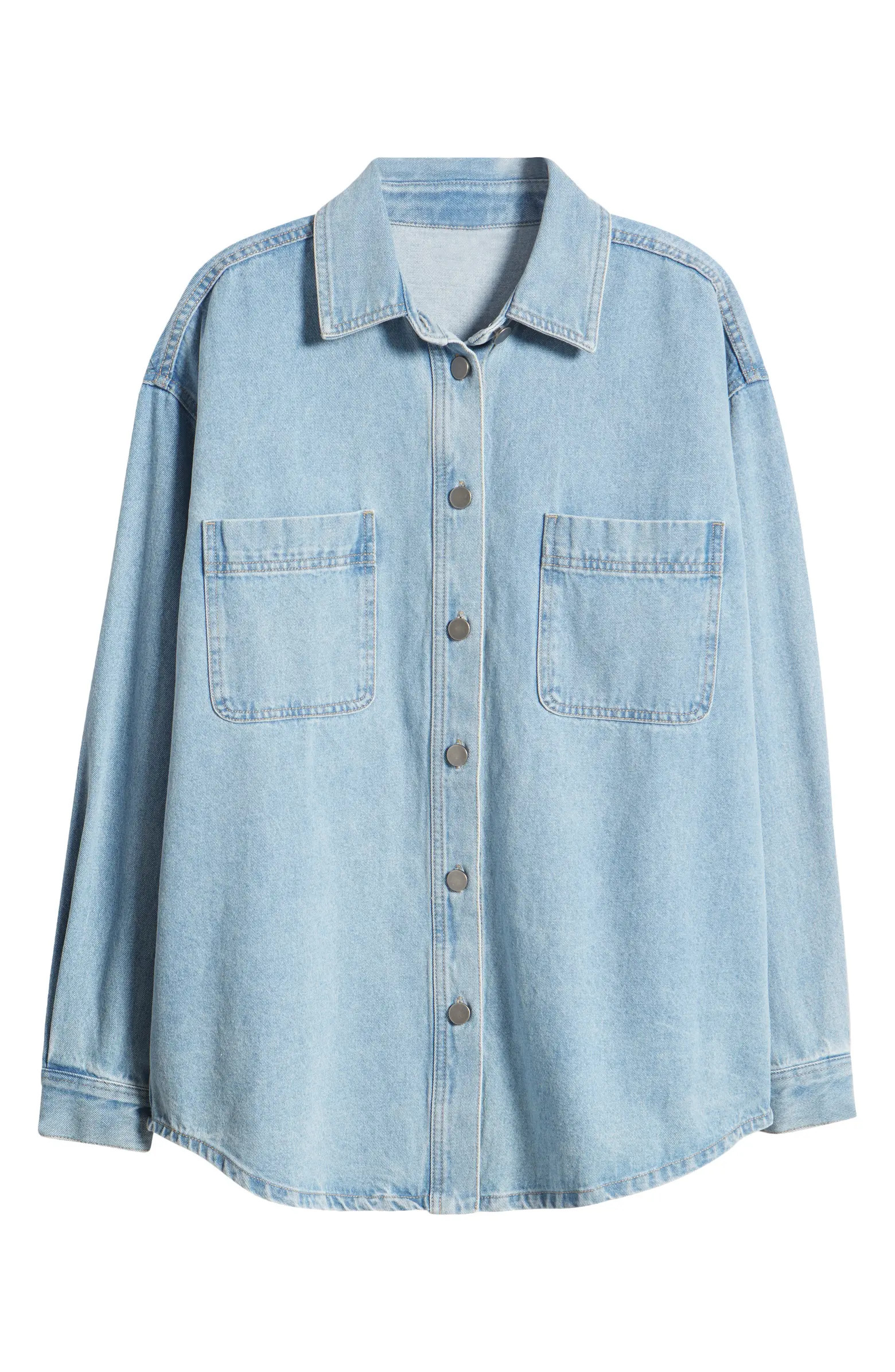 Oversize Denim Shirt Jacket | Nordstrom