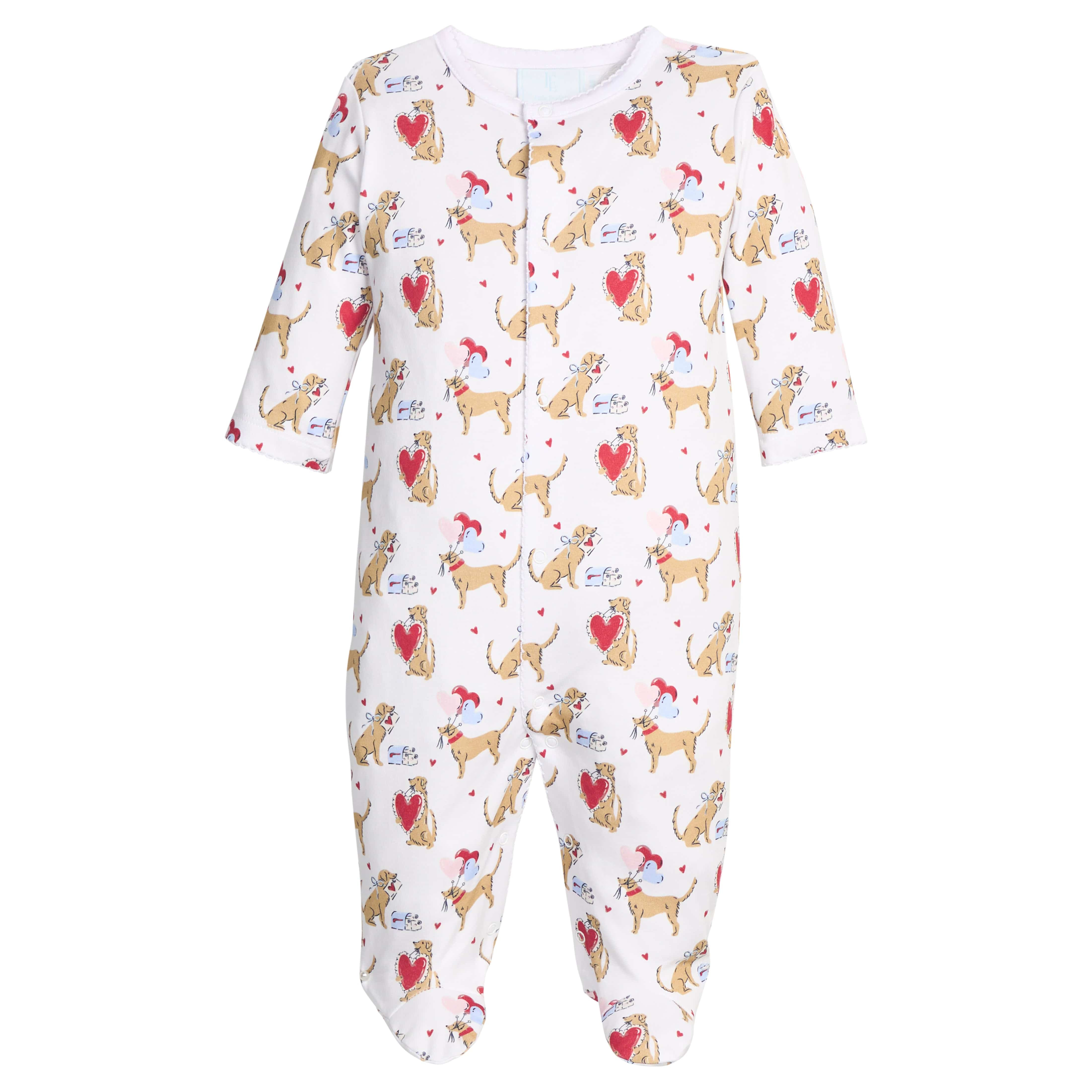 Printed Footie - I Woof You | Little English