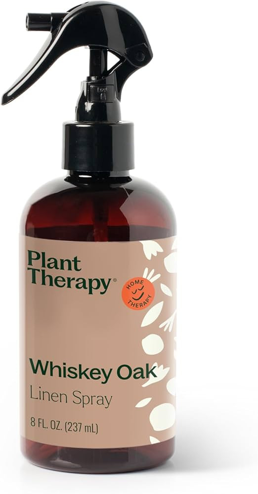 Plant Therapy Whiskey Oak Linen Spray, Exotic & Rich Woody Aroma with Hints of Vanilla, Evokes a ... | Amazon (US)
