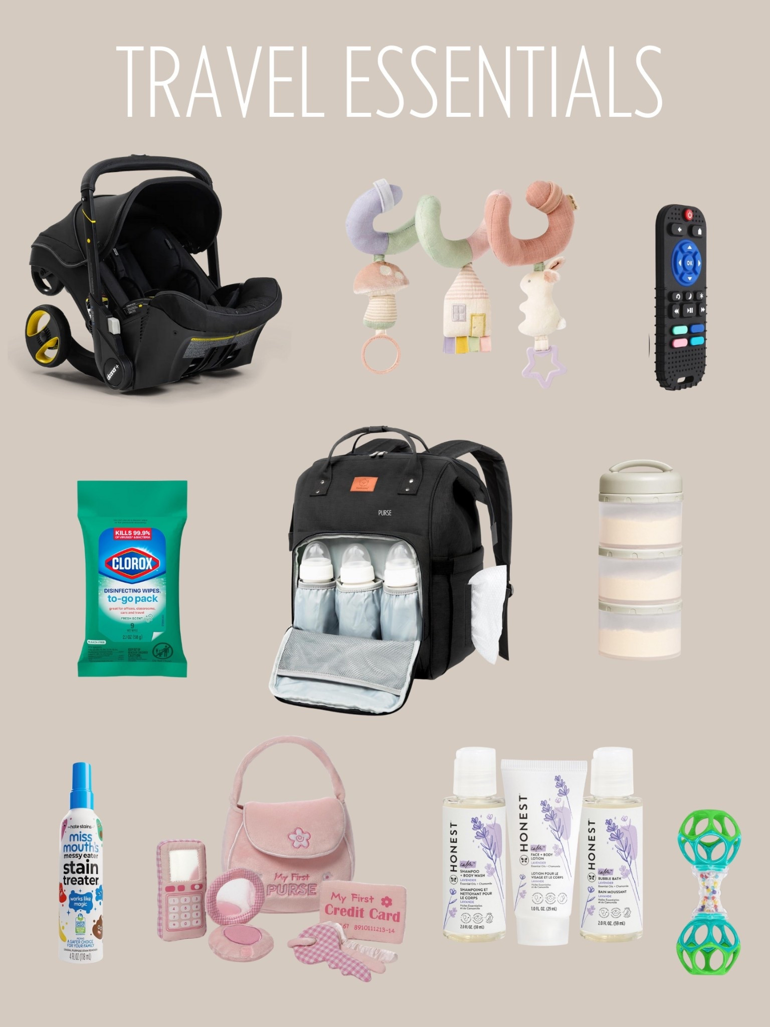 Here a few of my essentials when traveling with a baby!

#LTKmomlife #LTKKids #LTKBaby