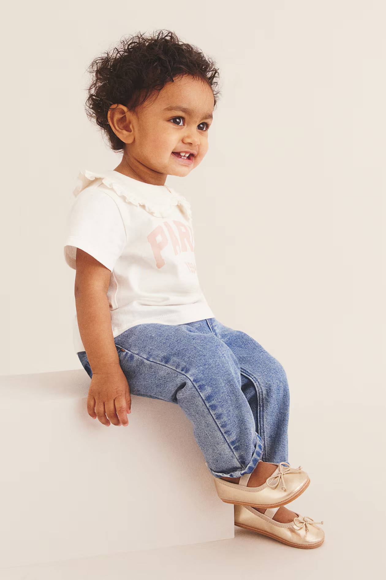 Cotton Top with Collar | H&M (US + CA)