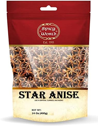 Spicy World Star Anise Whole Pods 14 Oz Bag - Chinese Star Anise Seeds - Premium Quality & Aroma | Amazon (US)
