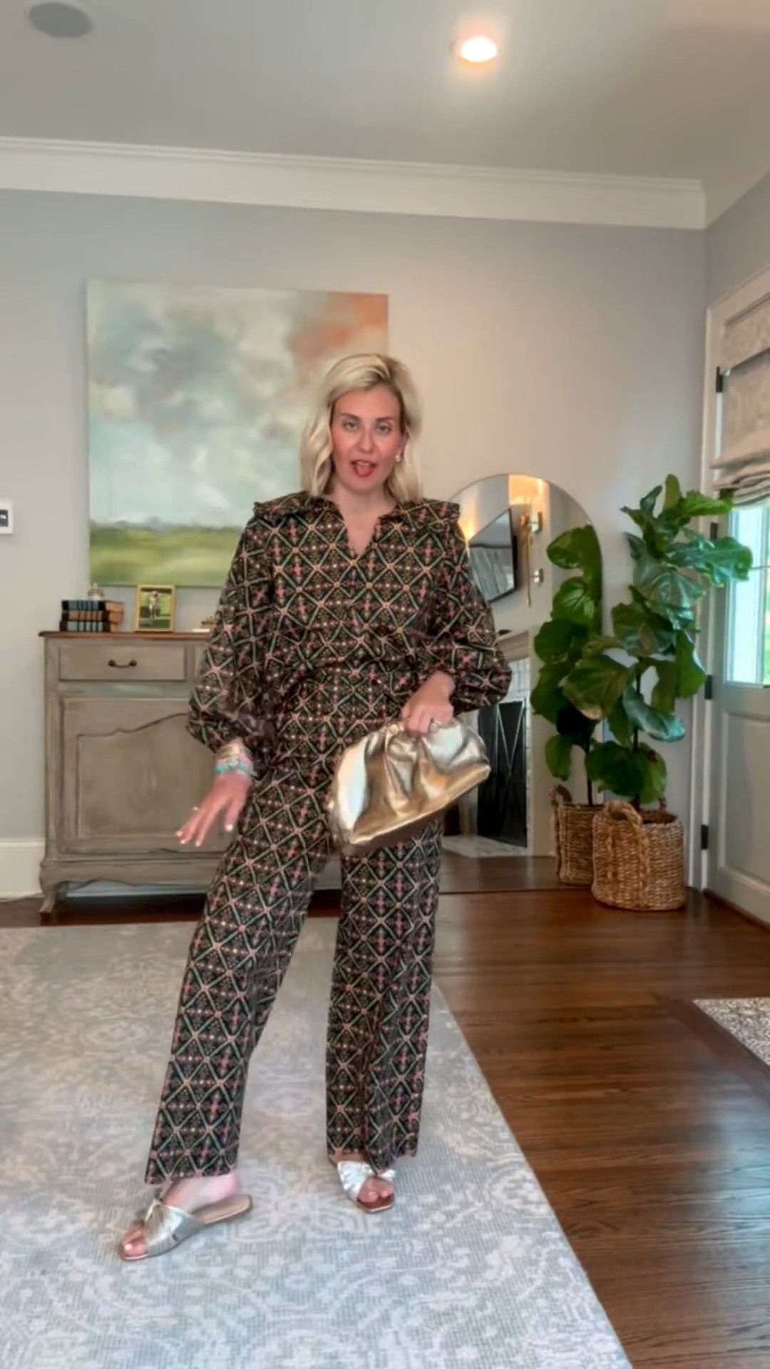 Quiet Culture sets are so good! This is on major sale!! They are party approved, travel approved & mix and match with tons of pieces in your closet. I’m wearing xs on set & 8 sandal. 
*Use code SHOPMOM for 20% off

#LTKmomlife #LTKootd #LTKOver40