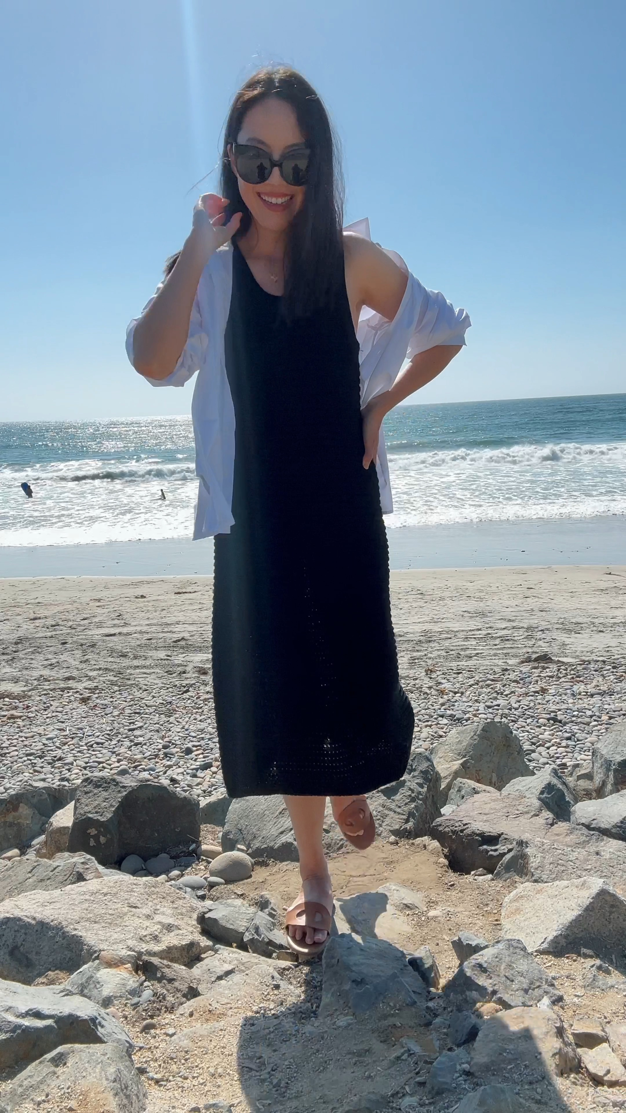 California coastal road trip outfit must-haves: stretchy and comfy, cover my thighs and arms (to protect against the all-day sun exposure through the windows!), and help me look right at home when we drive by a beautiful beach. Check, check and check! 

I’m wearing a small in the dress and shirt - both are under $30! Linking to a few more items that caught my eye (all under $40!).
#WalmartPartner @walmartfashion

#LTKSeasonal #LTKtravel #LTKunder50