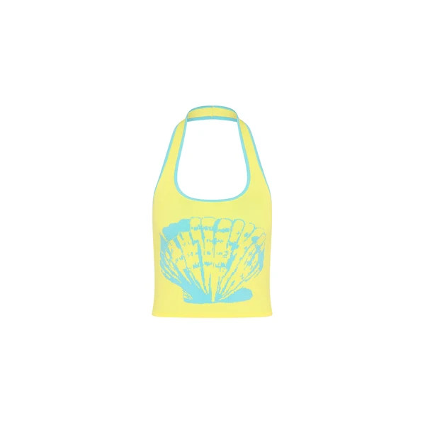 Knit Halter Tank Top - Sunshell | Kulani Kinis US