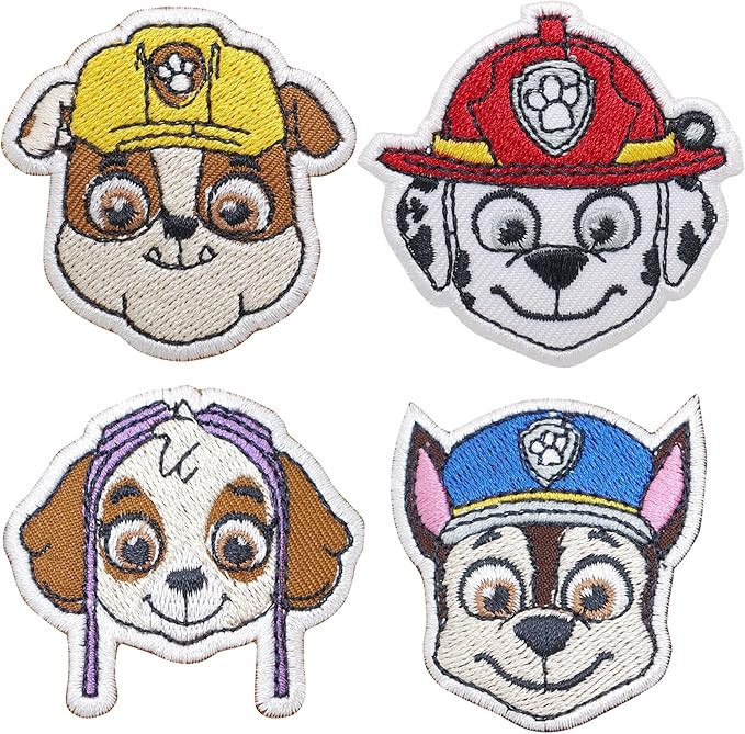 Octory 4 PCS Paw Cartoon Iron On Patch for Clothing Saw On/Iron On Embroidered Patch Applique for... | Amazon (US)