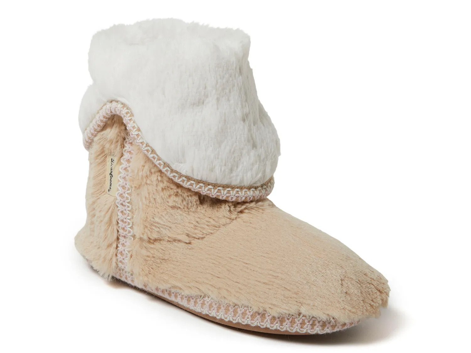Dearfoams Beth Bootie Slipper | Women's | Latte Beige | Size S | Slippers | DSW