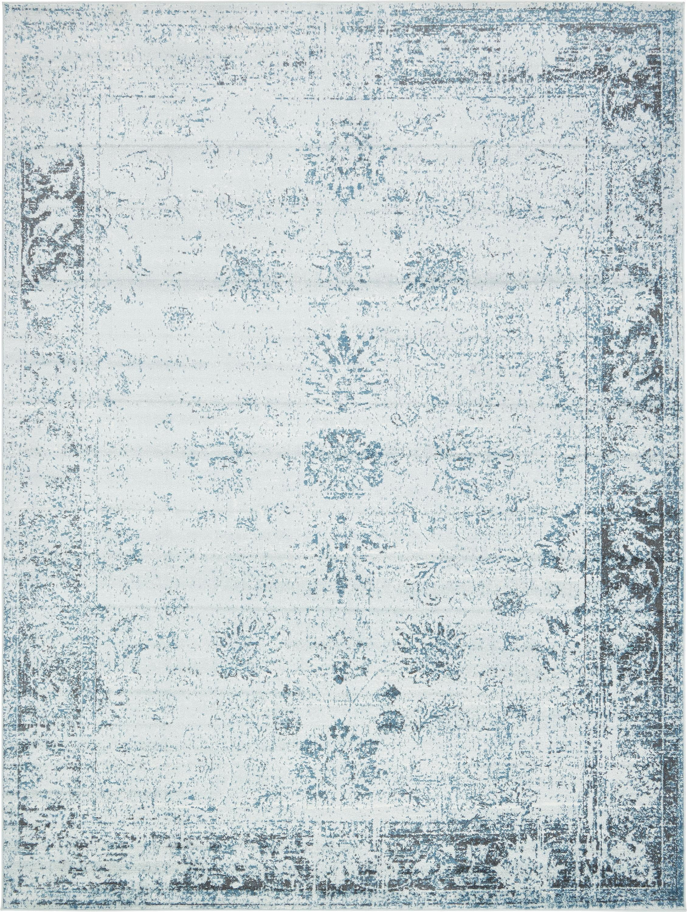 Unique Loom Casino Sofia Distressed Floral Area Rug or Runner | Walmart (US)