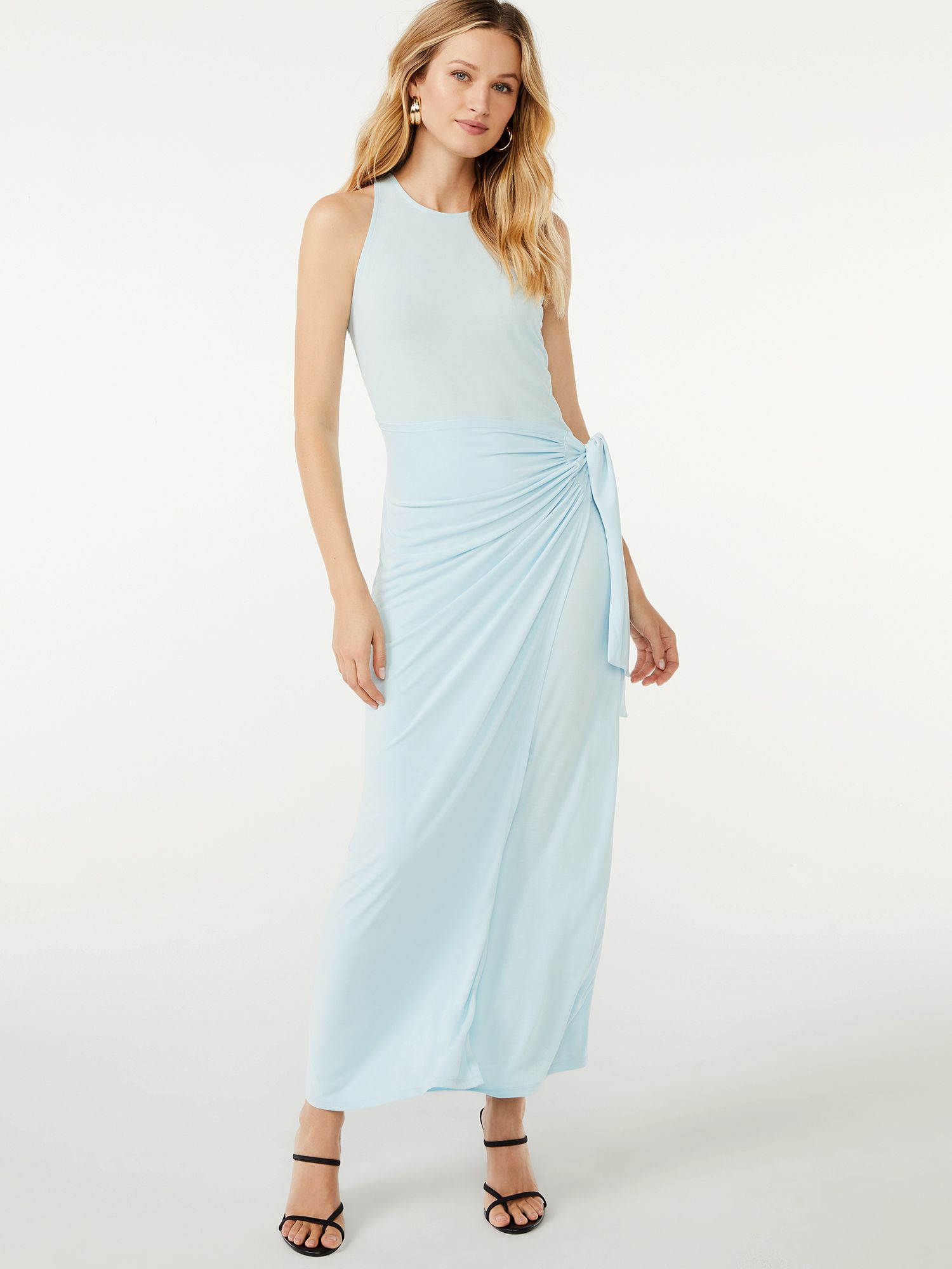Scoop Women's Maxi Wrap Dress | Walmart (US)