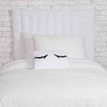 Dormify White Wall Mounted Headboard Pillow | White | Twin/Twin XL | 34" x 40" | Dorm Headboard |... | Amazon (US)