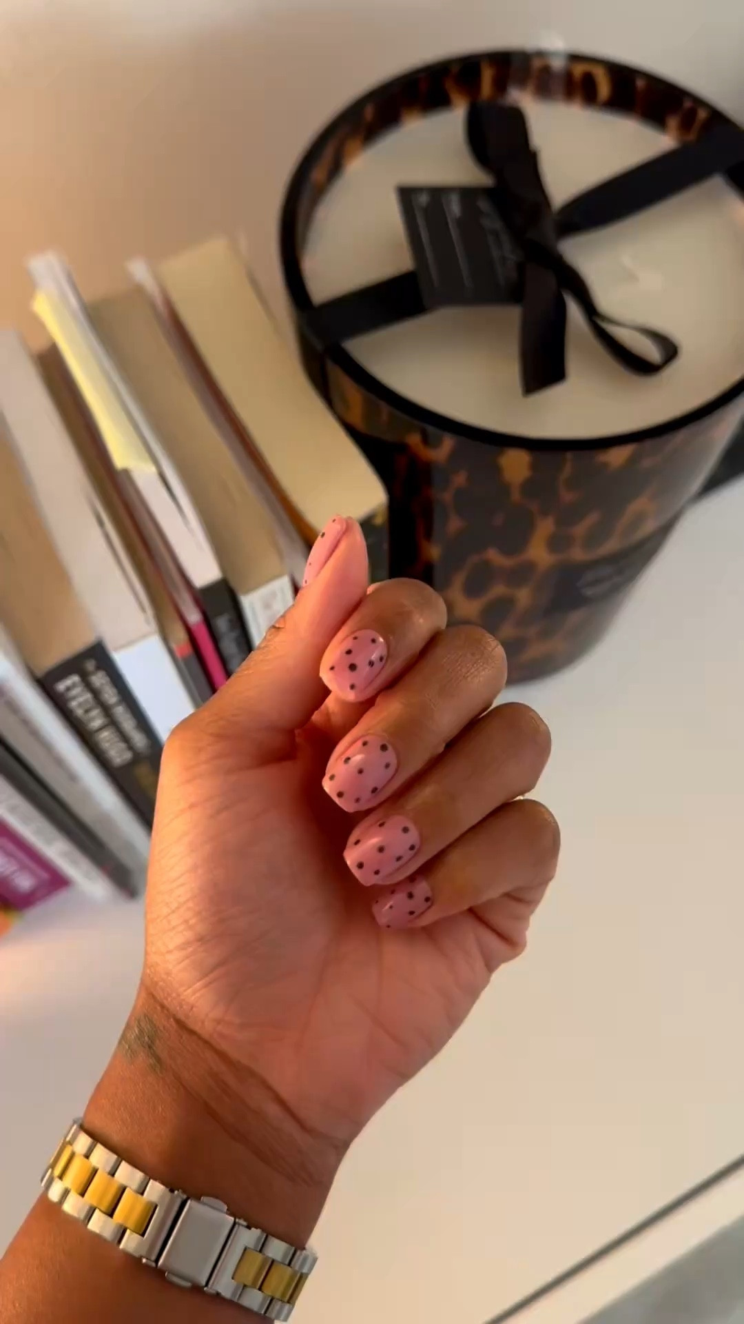 Another UNDETECTABLE press on manicure served! 💅🏾😍

This girly polka dot press on set is perfect for the spring, and Mother’s Day! 

To achieve this look, I started off with a fresh Russian manicure on myself, polished my base nails,  (GAOY 3870 & OPI How Great is Your Dane) + top coat, applied them using my semi-solid curve life glue, and wah-lah, I have a show stopping press on set that looks like I just stepped out of a salon. 

#LTKBeauty #LTKMothersDay #LTKselfcare


#LTKgrwm #LTKselfcare #LTKBeauty
