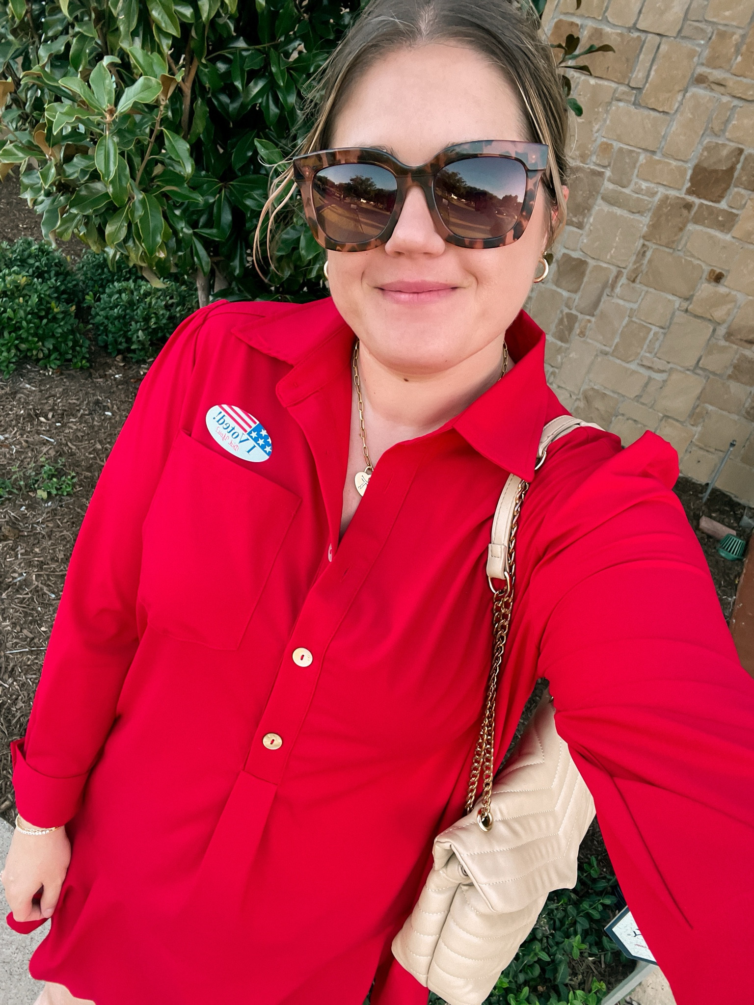 I voted! 🇺🇸🇺🇸🇺🇸 

Fellow Christians, please get out there and vote. I know our choice of candidates isn’t the best, but one stands for life & prosperity, and one  stands for death and destruction. 

"You have a responsibility as a Christian to vote for the option that best stems the tide of evil.
Both candidates are broken people, but one of them presents a far better option of the preservation of life and the upholding of the family than the other. A failure to vote is a failure to obey the calling. We have to uphold righteousness in our land." -@jonnyardavanis

#LTKFindsUnder100 #LTKMidsize