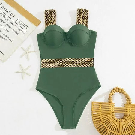 Beach Wear One Piece Swimsuit Women Clothes New Hot Sale Sexy Bikini Swimwear Bathing Suit Swimming Suits For Woman | Walmart (US)