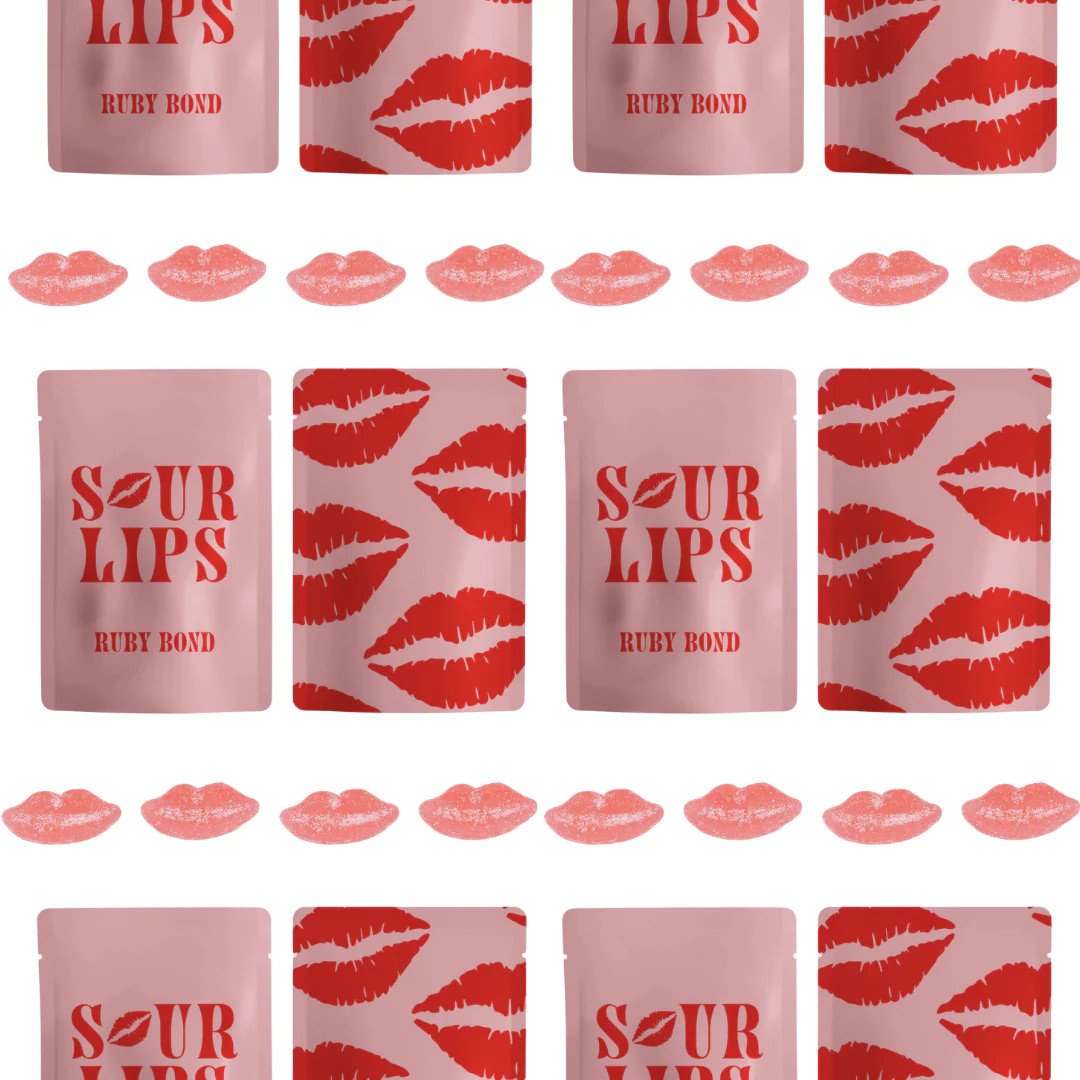 Gummy Candy Sour Watermelon Lips | RUBY BOND