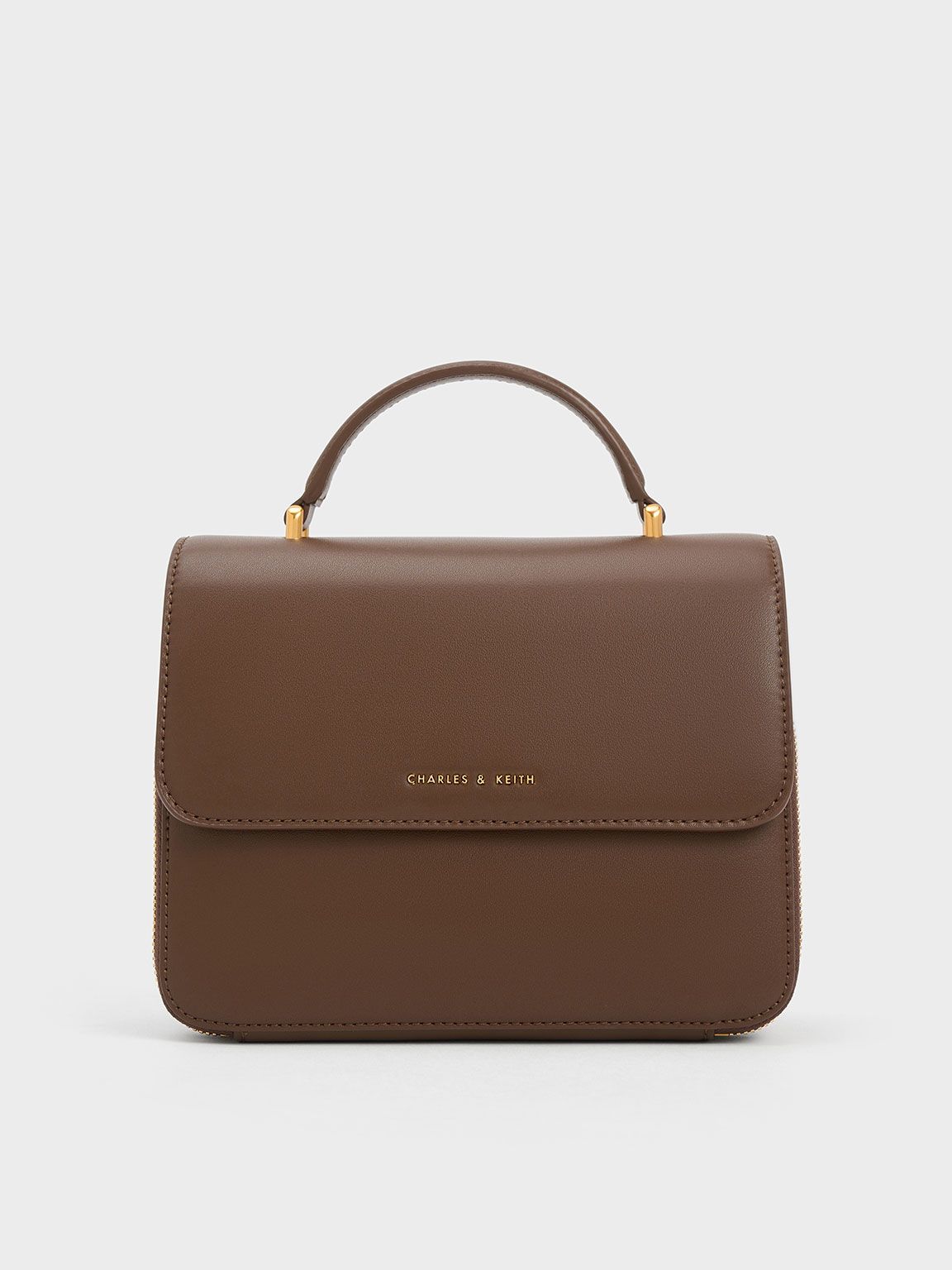 Front Flap Top Handle Bag | Charles & Keith US